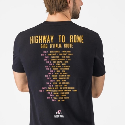 CASTELLI ( �J�X�e�� ) �s�V���c�E�J�W���A���E�F�A T-SHIRT HIGHWAY TO ROME ( T �V���c �n�C�E�F�C �g�D ���[�} ) 010 �l�� XS