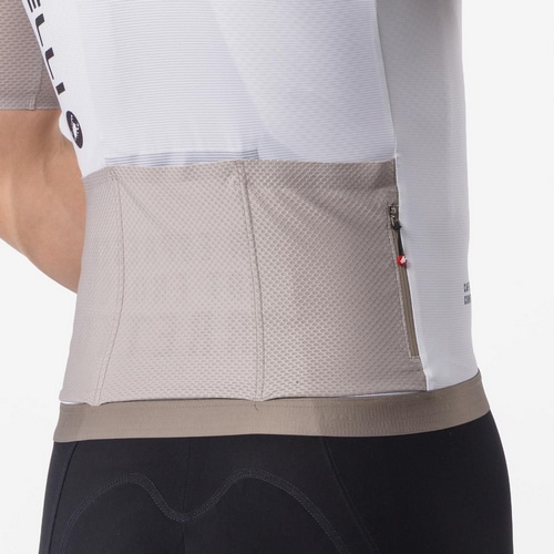 CASTELLI ( �J�X�e�� ) �����W���[�W CORRETTO JERSEY ( �R���b�g �W���[�W ) �A�C�{���[/�N���C-�u���b�N M
