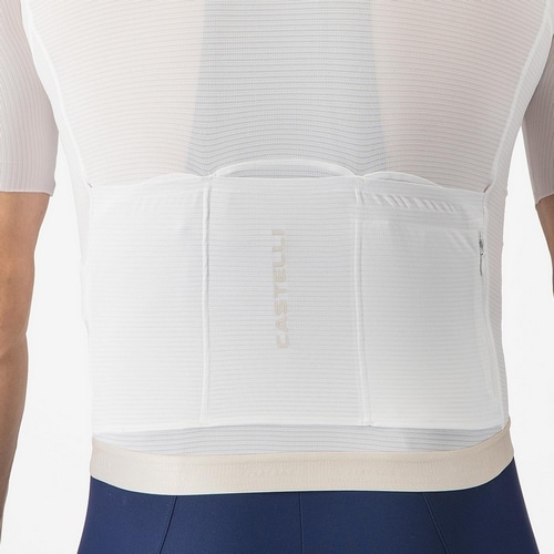 CASTELLI ( カステリ ) 半袖ジャージ ESPRESSO 2 JERSEY ( エスプレッソ 2 ジャージ ) アイボリー XL