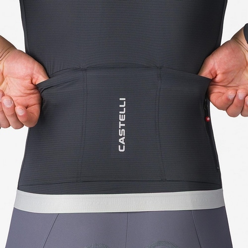 CASTELLI ( �J�X�e�� ) �����W���[�W ESPRESSO 2 LS JERSEY ( �G�X�v���b�\ 2 �����O�X���[�u�W���[�W ) �u���b�N S