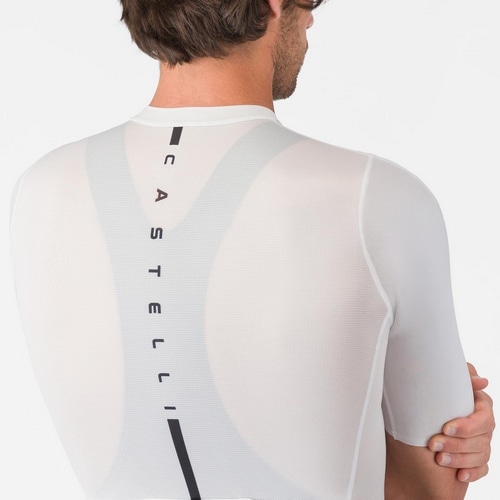 CASTELLI ( �J�X�e�� ) �����W���[�W DRITTONE LOGO JERSEY ( �h���b�g�[�l ���S �W���[�W ) �z���C�g/�u���b�N XL