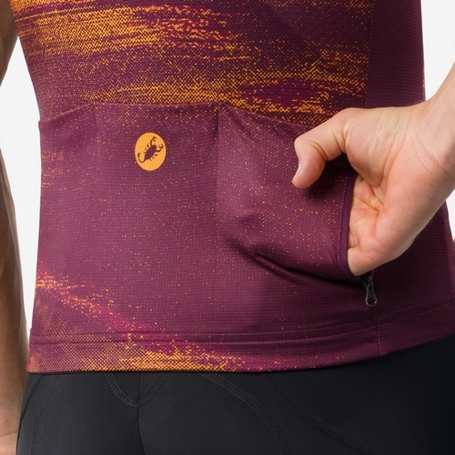 CASTELLI ( �J�X�e�� ) �����W���[�W STRATUS LOGO JERSEY ( �X�g���^�X ���S �W���[�W ) �f�B�[�v�{���h�[/�E�B���^�[�X�J�C XL