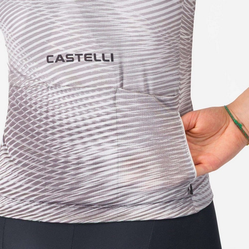 CASTELLI ( �J�X�e�� ) �����W���[�W COSMIC VORTEX JERSEY ( �R�Y�~�b�N �{���e�b�N�X �W���[�W ) �O���[ S ���f�B�[�X
