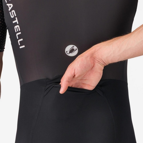 CASTELLI ( �J�X�e�� ) �g���C�X�[�c PR 3 SPEED SUIT ( PR 3 �X�s�[�h�X�[�c ) �u���b�N M
