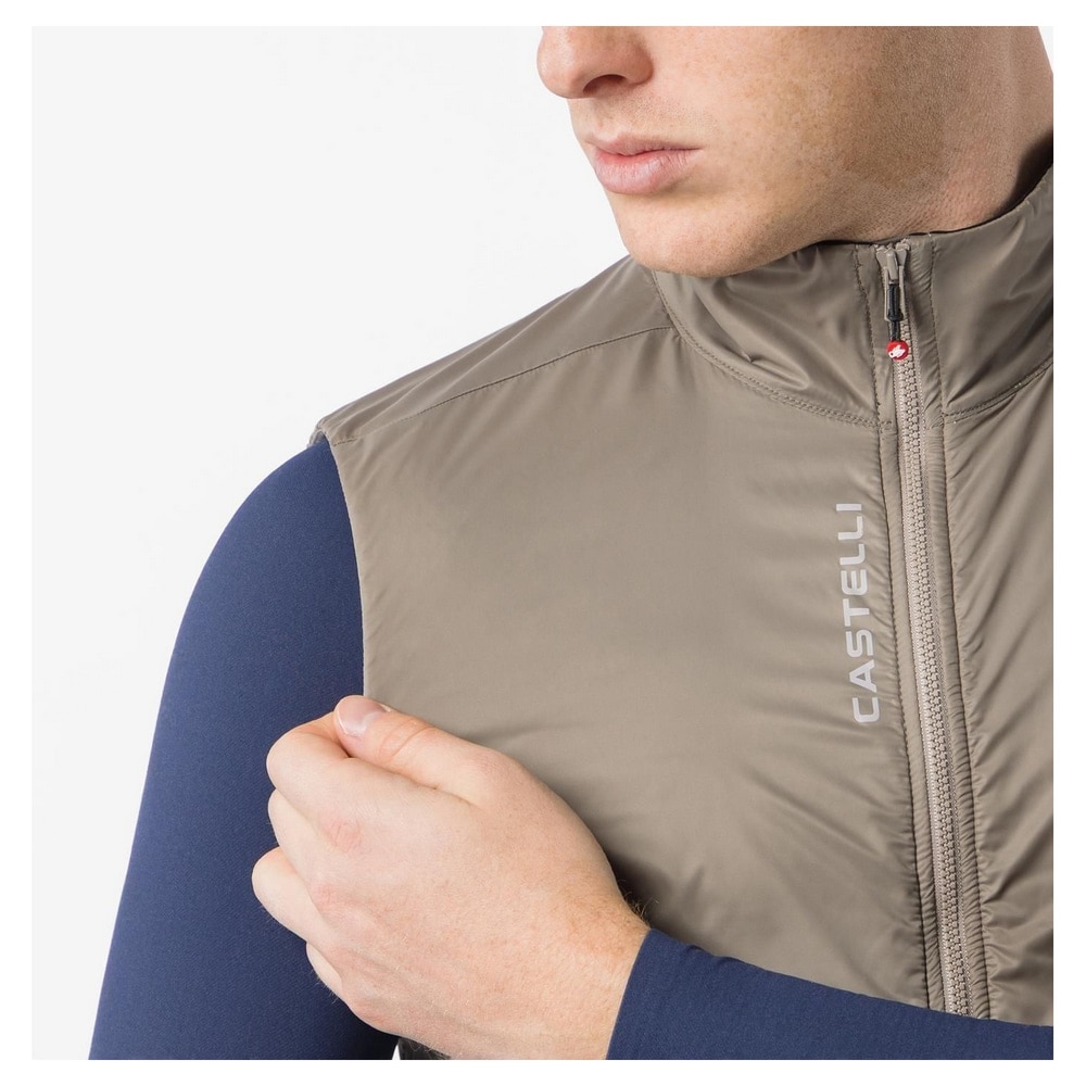 CASTELLI ( カステリ ) ベスト・ジレ FLY DIRECT VEST ( フライ ダイレクト ベスト ) ぺブルブラウン M