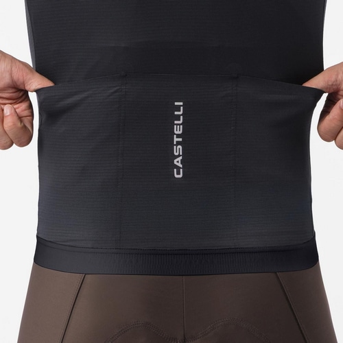 CASTELLI ( �J�X�e�� ) �x�X�g�E�W�� ESPRESSO 2 VEST ( �G�X�v���b�\ 2 �x�X�g ) �u���b�N/�z���C�g S