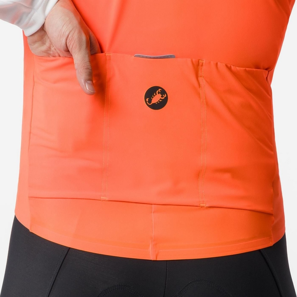 CASTELLI ( カステリ ) ベスト・ジレ PERFETTO 2 VEST ( ペルフェット 2 ベスト ) ブリリアントオレンジ L