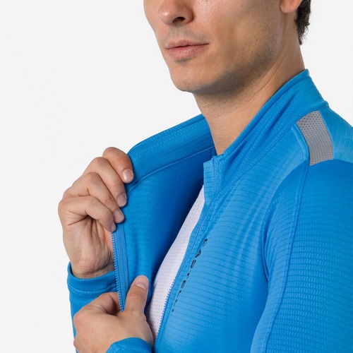 CASTELLI ( カステリ ) 長袖ジャージ PURO 4.1 JERSEY ( プーロ 4.1 ジャージ ) ブルーサーキット M