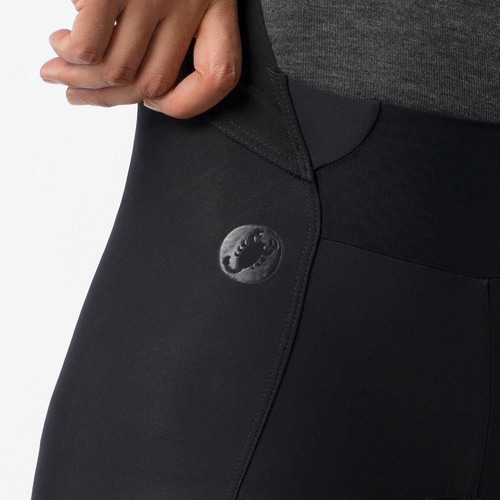 CASTELLI ( カステリ ) ビブタイツ ESPRESSO 2 W DT BIBTIGHT ( エスプレッソ 2 ウィメンズ ドロップテール ビブタイツ ) ブラック S レディース
