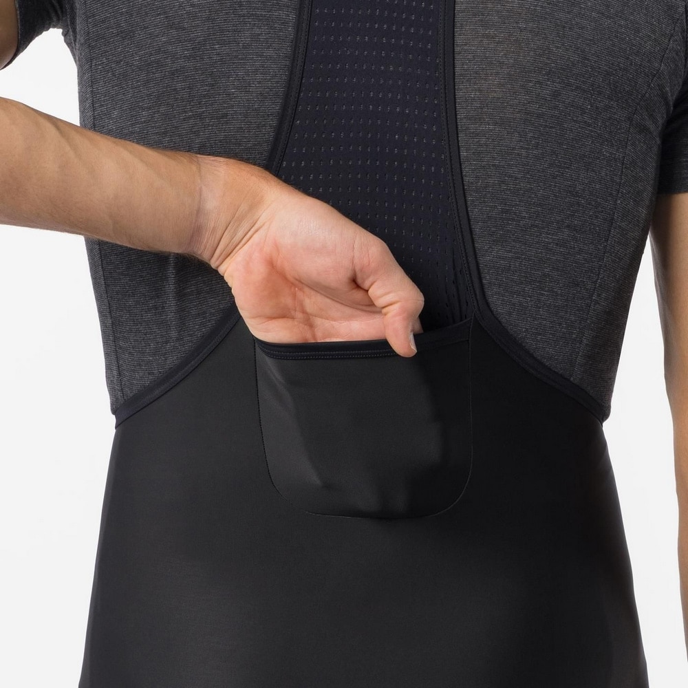 CASTELLI ( カステリ ) ビブタイツ NANO RAIN BIBTIGHT ( ナノ レイン ビブタイツ ) ブラック M