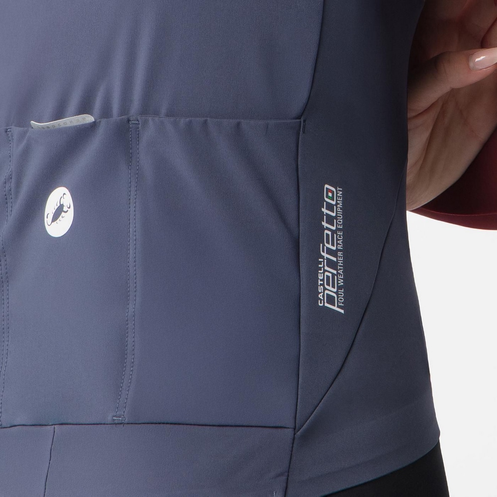 CASTELLI ( カステリ ) ベスト・ジレ PERFETTO 2 W VEST ( ペルフェット 2 W ベスト ) トワイライトブルー S レディース