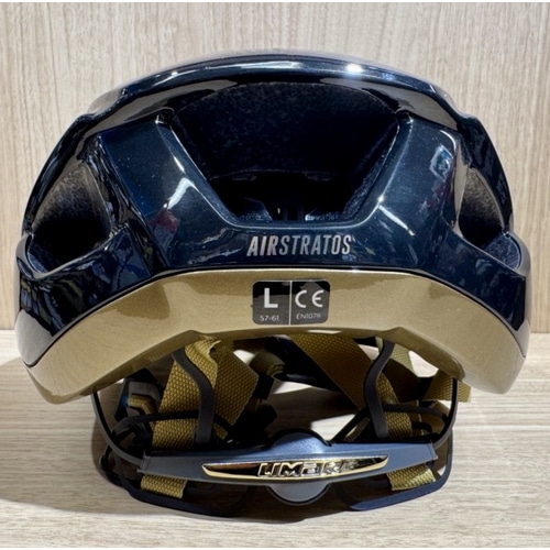 LIMAR ( リマール ) スポーツヘルメット AIR STRATOS LIMITED EDTION ( エアー ストラトス リミテッドエディション ) オニキスブラックゴールド L ( 57-61cm )