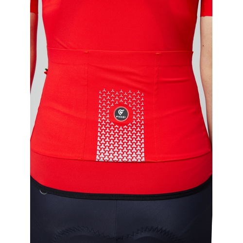 PISSEI ( ピセイ ) 半袖ジャージ WOMAN'S PRIMAPELLE SHORT SLEEVE JERSEY ( ウィメンズ プリマペレ ショートスリーブジャージ ) レッド XXS レディース