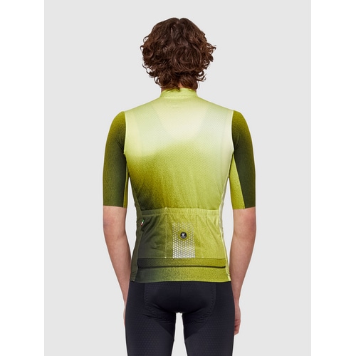 PISSEI ( ピセイ ) 半袖ジャージ TEMPO SHORT SLEEVE JERSEY ( テンポ ショートスリーブ ジャージ ) イエロー XS