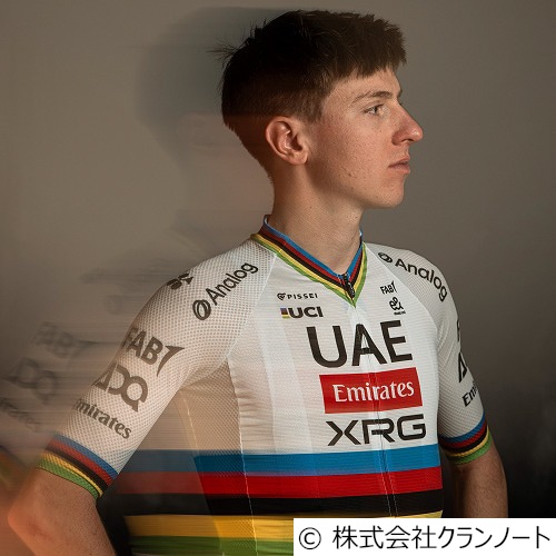 PISSEI ( ピセイ ) 半袖ジャージ WORLD CHAMPION TADEJ POGACAR ( ワールドチャンピオン タディ ポガチャル ) マジェスティラーレ ジャージ 2024 UAE TEAM EMIRATES ( チーム エミュレーツ ) XS