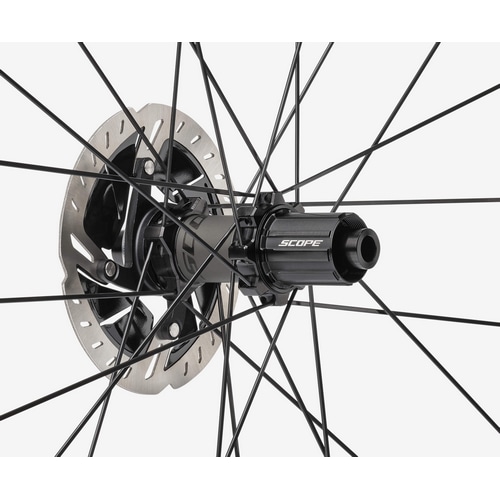SCOPE CYCLING ( スコープ サイクリング ) ロードバイク用ホイール(ディスクブレーキ用) S5 DISC TLR SKF F/R ( S5 ディスク チューブレスレディ SKFベアリング 前後セット ) ブラック カンパニョーロ