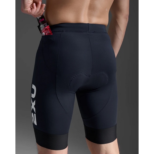 2XU ( ツータイムズユー ) トライスーツ AERO TRI 9INCH SHORT ( エアロ トライ 9インチ ショーツ ) ミッドナイト/クールマチャ M