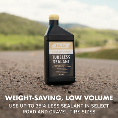 STANS ( �X�^���Y ) �p���N�C���L�b�g ROLLED GOLD TUBELESS SEALANT ( ���[���h �S�[���h �`���[�u���X �V�[�����g ) 500ml