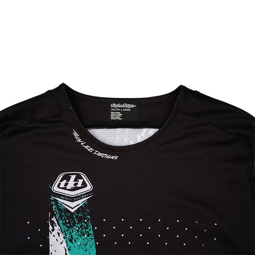 TROY LEE DESIGNS ( トロイリー デザインズ ) 長袖ジャージ YOUTH SPRINT JERSEY ( ユース スプリント ジャージ ) フル プル/ブラック YS
