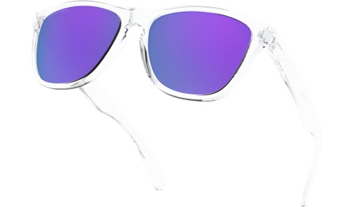 OAKLEY ( I[N[ ) TOX FROGSKINS ( ASIA FIT ) ( tbOXL AWAtBbg ) Polished Clear / Prizm Violet