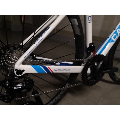 CARRERA ( カレラ ) ロードバイク ER01 DISC 105 A7104 ホワイト/ブルー XS(適応身長165cm前後
