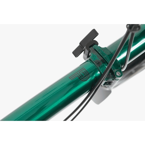 BROMPTON ( ブロンプトン ) 折りたたみ自転車 P LINE URBAN LOW ( P ライン ロー ) S4R リアキャリア付 エメラルドラッカー ( 適正身長145-185cm前後 )