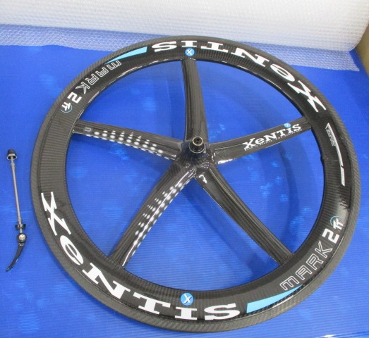 XENTIS ( ゼンティス ) ロードバイク用ホイール(リムブレーキ用) MARK2 TT TU ( マーク2 タイムトライアル チューブラー )  S.ホワイト リアのみ シマノ