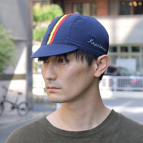 KAPELMUUR ( カペルミュール ) キャップ サイクルキャップ ベルギーハイストレッチ アウトレット品 ネイビー OS(52-58CM)