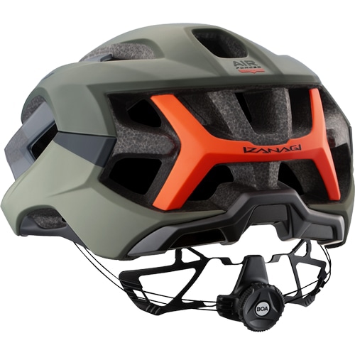 OGK KABUTO ( オージーケーカブト ) スポーツヘルメット IZANAGI ( イザナギ ) G-1マットオリーブオレンジ L ( 59-60cm )