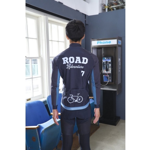 7-ITA ( セブンアイティエー ) ジャケット 【オンライン専売】 ROAD ADVENTURE WIND JACKET ( ロード アドベンチャー ウィンド ジャケット ) ブラック/ブルー S