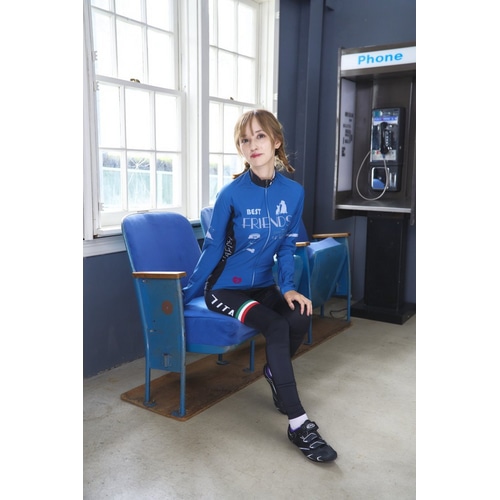 7-ITA ( セブンアイティエー ) 長袖ジャージ 【オンライン専売】 FRIENDS LADY LS JERSEY ( フレンズ レディース ロングスリーブジャージ ) ネイビー S レディース