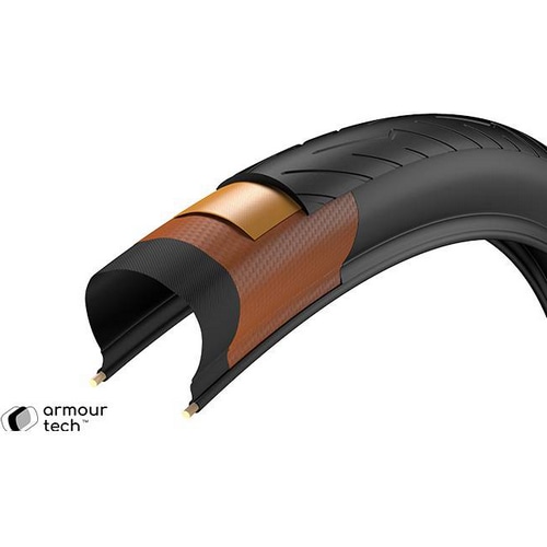PIRELLI ( �s���� ) �`���[�u���X�^�C�� CINTURATO VELO TLR �y�I�����C�������i�z ( �`���g�D���[�g �x�� �`���[�u���X���f�B ) �u���b�N 700X26 ( 622 )