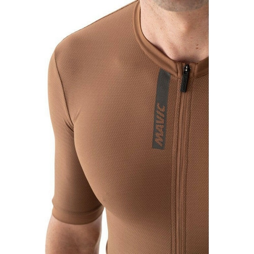 MAVIC ( マヴィック ) 半袖ジャージ ESSENTIAL JERSEY M ( エッセンシャル ジャージ メンズ ) ブロンズ/カーボン XL