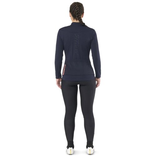 MAVIC ( マヴィック ) 長袖ジャージ AKSIUM THERMO JERSEY W ( アクシウム サーモ ジャージ W ) ディープ ブルー M レディース