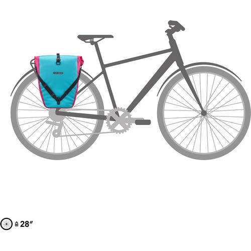 ORTLIEB ( �I���g���[�u ) �p�j�A�E�T�C�h�o�b�O �o�b�N���[���[�T�C�o�[ QL2.1(�V���O��) �T�C�o�[�u���[/�T�C�o�[�s���N 20L