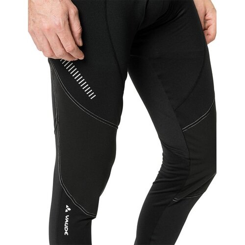 VAUDE ( �t�@�E�f ) �r�u�^�C�c MEN'S ACTIVE WARM TIGHTS ( �����Y �A�N�e�B�u �E�H�[���^�C�c ) �u���b�N/�V���o�[ S