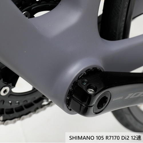 CORRATEC ( コラテック ) ロードバイク R.T.CARBON ( RT カーボン ) 105 Di2 R7170 / WH-RS171 + ITM CH1R ワンピースカーボンハンドルステム マットグレー/ライトグレー 53 (身長目安170cm前後)