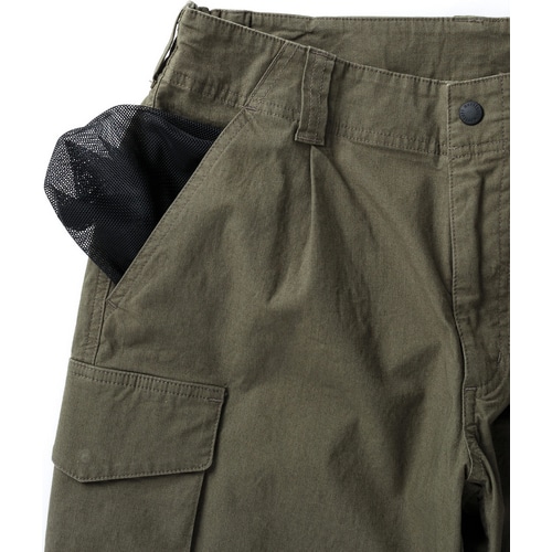 Nari-Furi ( ナリフリ ) カジュアルパンツ バイクカーゴショートパンツ カーキ S