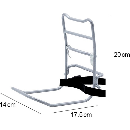 CARRADICE ( L_CX ) LAp[c CLASSIC SADDLE BAG RACK ( NVbN ThobO bN )