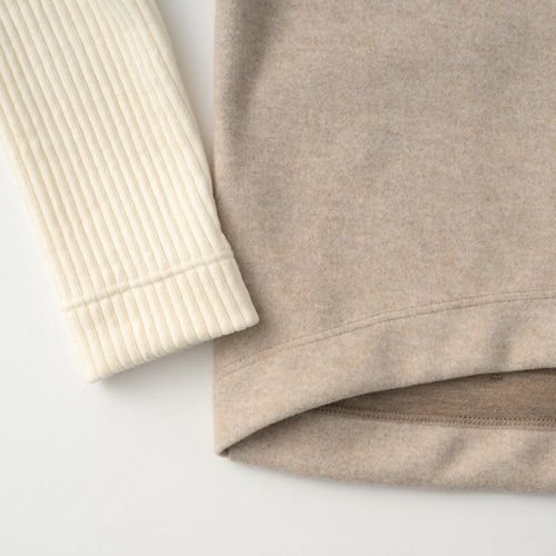 KAPELMUUR ( カペルミュール ) ジャケット ハイブリッドニットジャケット アイボリー XL