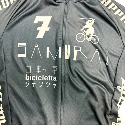7-ITA ( セブンアイティエー ) 半袖ジャージ KANJI BIKE JERSEY ( カンジ バイク ジャージ ) ネイビー S