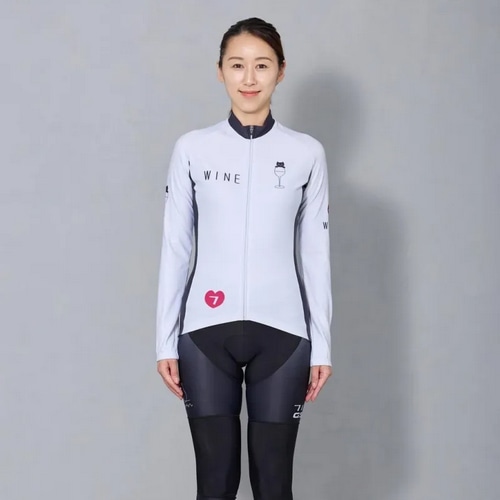 7-ITA ( ZuACeBG[ ) W[W No Wine No Life Lady LS Jersey ( m[C m[Ct fB OX[u W[W ) ItzCg M fB[X