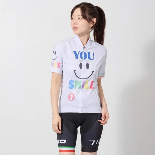 7-ITA ( �Z�u���A�C�e�B�G�[ ) �����W���[�W YOU MAKE ME SMILE LADY JERSEY ( ���[ ���C�N �~�[ �X�}�C�� ���f�B�[�X �W���[�W ) �I�t�z���C�g S ���f�B�[�X