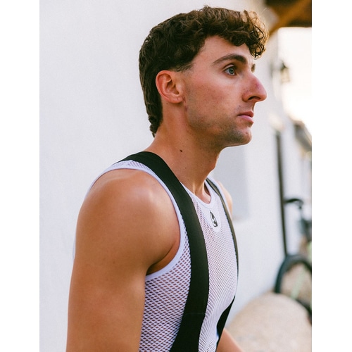 ETXE-ONDO ( �G�`�F�I���h ) �m�[�X���[�u�C���i�[ MESH BASELAYER SLEEVELESS ( ���b�V�� �x�[�X���C���[ �X���[�u���X ) �z���C�g L/XL