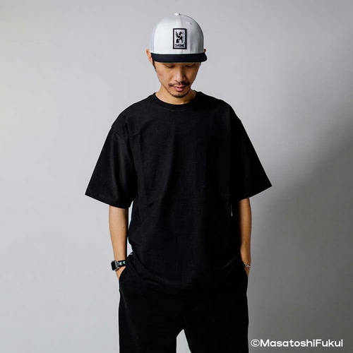 CHROME ( クローム ) Tシャツ・カジュアルウェア LSC TEE WIDE FIT OG LOGO ( ライムストーン ケーブ ティー ワイド フィット オリジナル ロゴ ) ブラック M