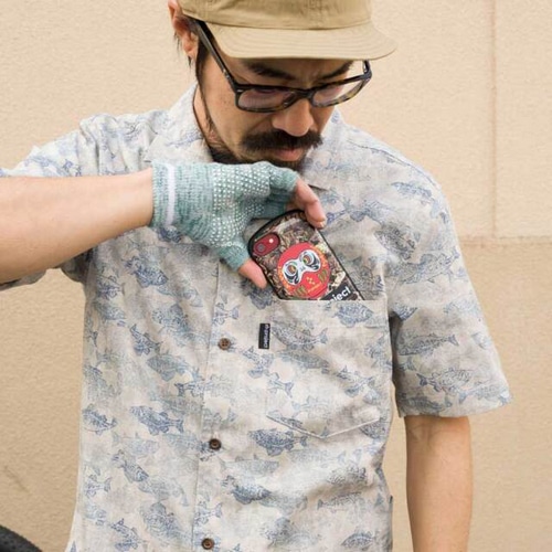 rin project ( リンプロジェクト ) Tシャツ・カジュアルウェア おさかなアロハ アイボリー S