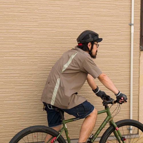 rin project ( リンプロジェクト ) Tシャツ・カジュアルウェア ボウリングシャツ モカ S