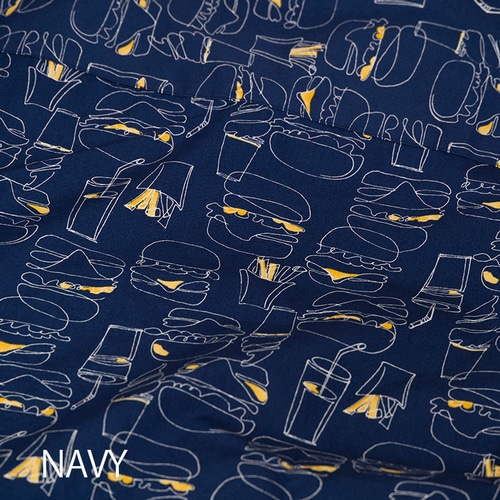 rin project ( リンプロジェクト ) Tシャツ・カジュアルウェア サイクリストアロハ バーガー ネイビー M