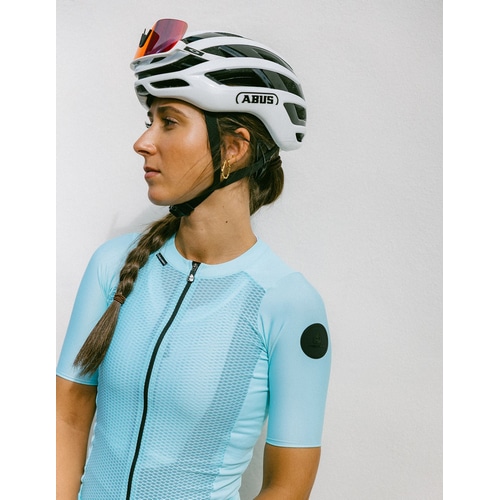 ETXE-ONDO ( エチェオンド ) 半袖ジャージ GARA W JERSEY ( ガラ ウィメンズ ジャージ ) ターコイズ S レディース