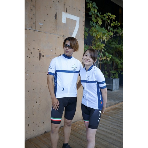 7-ITA ( セブンアイティエー ) 半袖ジャージ DREAM SMILE JERSEY ( ドリーム スマイル ジャージ ) ホワイト XS